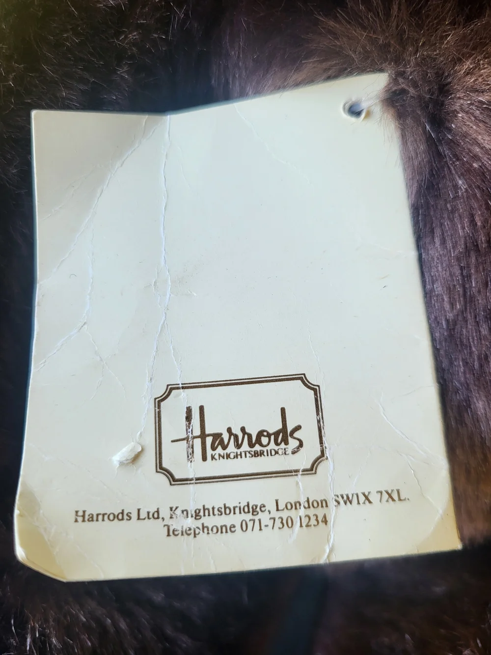 Vintage 1990 Harrods 